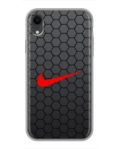 Чохол для iPhone Xr з картинкою «Nike — карбонова сітка» Чохол для iPhone Xr з картинкою «Nike — карбонова сітка»