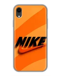 Чохол для iPhone Xr з картинкою «Помаранчевий драйв Nike»