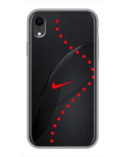 Чохол для iPhone Xr з картинкою «Абстрактний дизайн Nike»