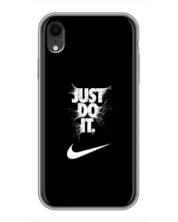 Чохол для iPhone Xr з картинкою «Текстовий принт Nike»