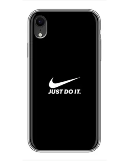 Чохол для iPhone Xr з картинкою «Мінімалізм від Nike»