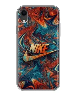 Чохол для iPhone Xr з картинкою «Nike в абстракції»
