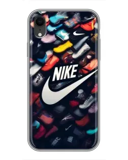 Чохол для iPhone Xr з картинкою «Колекція кросівок Nike»