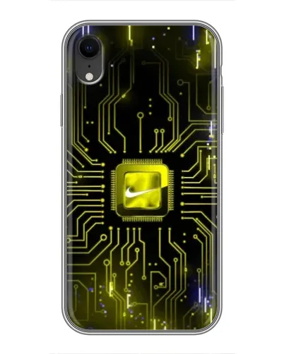 Чохол для iPhone Xr з картинкою «Nike — золота іскра» Чохол для iPhone Xr з картинкою «Nike — золота іскра»