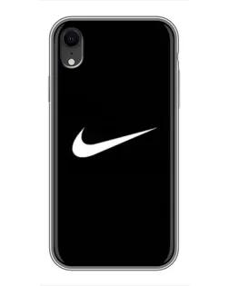 Чехол для iPhone Xr с картинкой «Минималистический Найк»