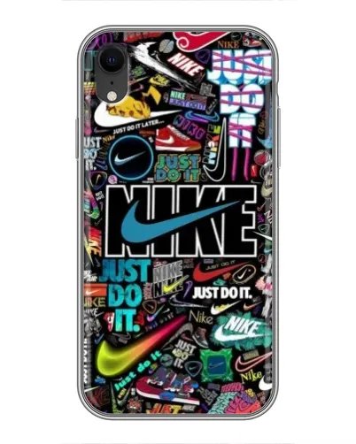 Чехол для iPhone Xr с картинкой «Яркий коллаж Nike» Чехол для iPhone Xr с картинкой «Яркий коллаж Nike»
