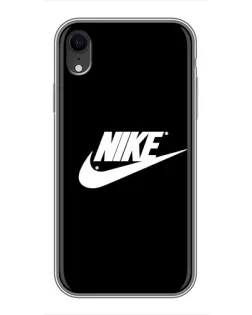 Чехол для iPhone Xr с картинкой «Мазки краски Nike»