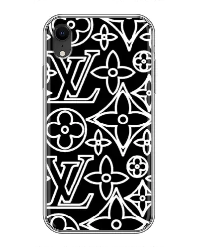 Чохол для iPhone Xr з картинкою «Чорно-білий візерунок LV» Чохол для iPhone Xr з картинкою «Чорно-білий візерунок LV»