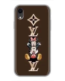 Чохол для iPhone Xr з картинкою «LV та Міккі Маус»