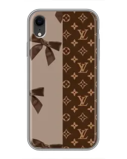 Чохол для iPhone Xr з картинкою «Louis Vuitton — банти»