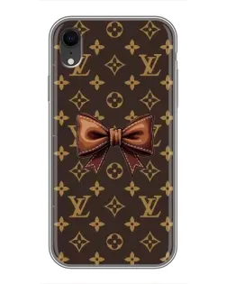 Чохол для iPhone Xr з картинкою «LV з бантом»