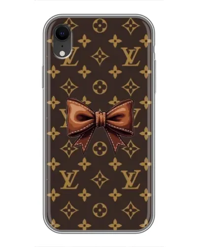 Чохол для iPhone Xr з картинкою «LV з бантом» Чохол для iPhone Xr з картинкою «LV з бантом»