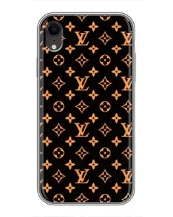 Чохол для iPhone Xr з картинкою «Золота монограма LV»