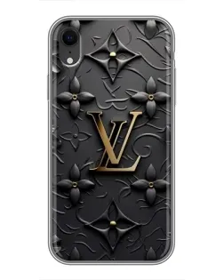 Чохол для iPhone Xr з картинкою «Шкіряна текстура LV»