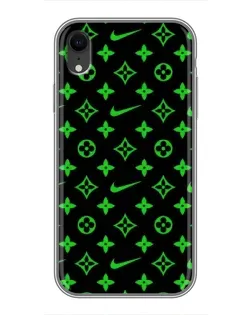 Чохол для iPhone Xr з картинкою «Неоновий принт LV»