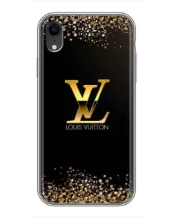 Чохол для iPhone Xr з картинкою «LV — золоті іскри»