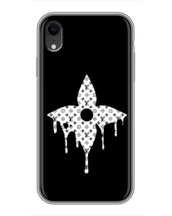 Чохол для iPhone Xr з картинкою «Квіткова монограма»