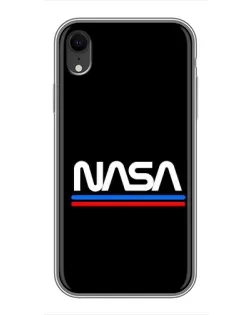Чохол для iPhone Xr з картинкою «NASA — класика Red Blue»