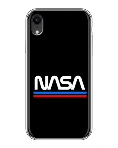 Чохол для iPhone Xr з картинкою «NASA — класика Red Blue» Чохол для iPhone Xr з картинкою «NASA — класика Red Blue»