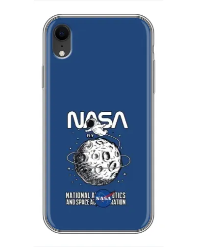 Чохол для iPhone Xr з картинкою «NASA — місячна місія» Чохол для iPhone Xr з картинкою «NASA — місячна місія»