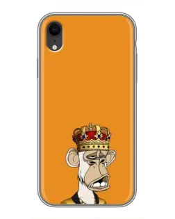 Чехол для iPhone Xr с картинкой «Золотая обезьяна Bored Ape» Чехол для iPhone Xr с картинкой «Золотая обезьяна Bored Ape»