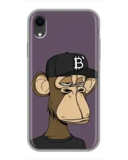 Чохол для iPhone Xr з картинкою «Bored Ape в кепці»