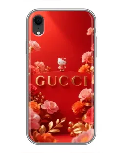 Чохол для iPhone Xr з картинкою «Gucci — золотий сад»