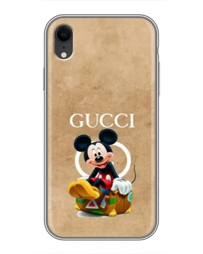 Чохол для iPhone Xr з картинкою «Міккі Маус Gucci — крафт» Чохол для iPhone Xr з картинкою «Міккі Маус Gucci — крафт»