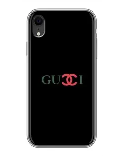 Чохол для iPhone Xr з картинкою «Gucci — червоний градієнт»
