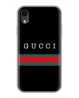 Чохол для iPhone Xr з картинкою «Gucci — червоний пояс»