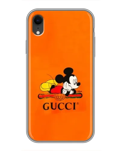 Чохол для iPhone Xr з картинкою «Міккі Маус Gucci — помаранч» Чохол для iPhone Xr з картинкою «Міккі Маус Gucci — помаранч»