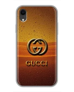 Чехол для iPhone Xr с картинкой «Gucci — солнечный градиент»
