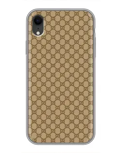 Чехол для iPhone Xr с картинкой «Gucci — классический беж»