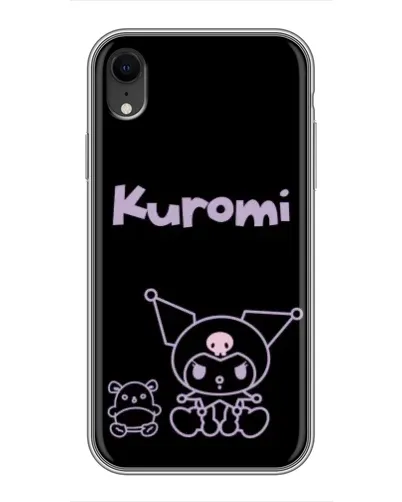 Чохол для iPhone Xr з картинкою «Kuromi — чорний мінімалізм» Чохол для iPhone Xr з картинкою «Kuromi — чорний мінімалізм»