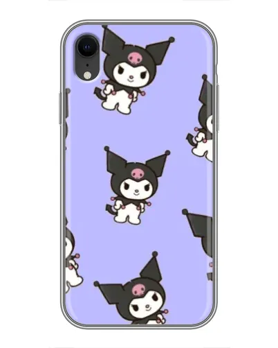 Чохол для iPhone Xr з картинкою «Паттерн з Kuromi» Чохол для iPhone Xr з картинкою «Паттерн з Kuromi»