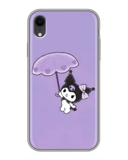 Чехол для iPhone Xr с картинкой «Kuromi с зонтиком» Чехол для iPhone Xr с картинкой «Kuromi с зонтиком»