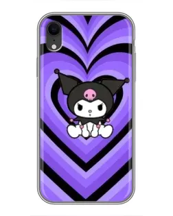 Чехол для iPhone Xr с картинкой «Kuromi и фиолетовые сердца» Чехол для iPhone Xr с картинкой «Kuromi и фиолетовые сердца»