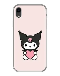 Чехол для iPhone Xr с картинкой «Kuromi и сердце» Чехол для iPhone Xr с картинкой «Kuromi и сердце»