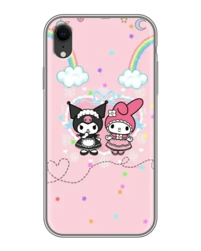 Чохол для iPhone Xr з картинкою «My Melody та Kuromi» Чохол для iPhone Xr з картинкою «My Melody та Kuromi»