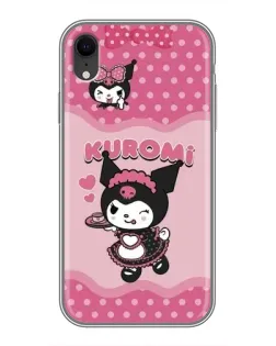 Чехол для iPhone Xr с картинкой «Kuromi в очках» Чехол для iPhone Xr с картинкой «Kuromi в очках»