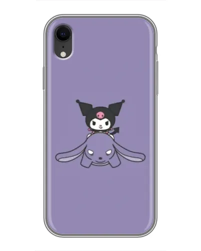 Чохол для iPhone Xr з картинкою «Kuromi на ліловому фоні» Чохол для iPhone Xr з картинкою «Kuromi на ліловому фоні»