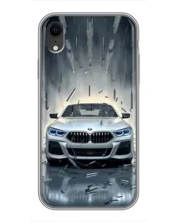 Чохол для iPhone Xr з картинкою «BMW у світлі фар»
