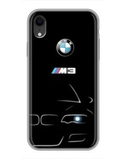 Чохол для iPhone Xr з картинкою «Мінімалістичний принт BMW M3»