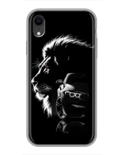 Чохол для iPhone Xr з картинкою «BMW та лев»