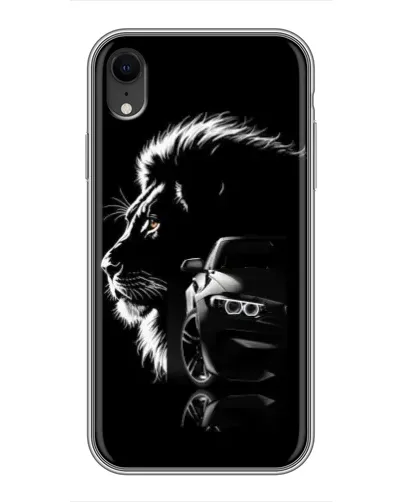 Чохол для iPhone Xr з картинкою «BMW та лев» Чохол для iPhone Xr з картинкою «BMW та лев»