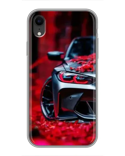 Чохол для iPhone Xr з картинкою «Спортивна BMW та квіти» Чохол для iPhone Xr з картинкою «Спортивна BMW та квіти»