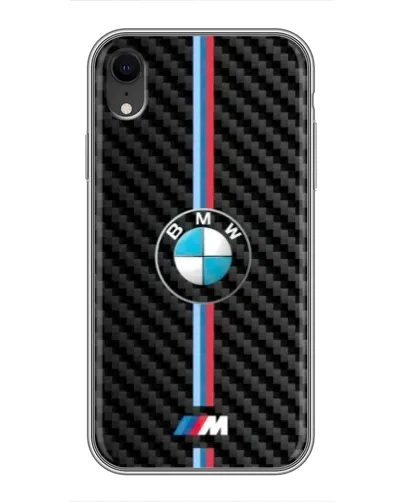 Чохол для iPhone Xr з картинкою «Емблема BMW та карбон» Чохол для iPhone Xr з картинкою «Емблема BMW та карбон»