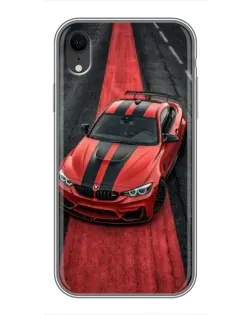 Чохол для iPhone Xr з картинкою «BMW на червоній доріжці»