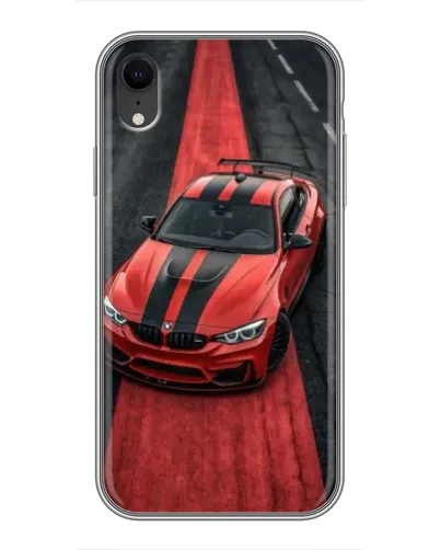 Чохол для iPhone Xr з картинкою «BMW на червоній доріжці» Чохол для iPhone Xr з картинкою «BMW на червоній доріжці»
