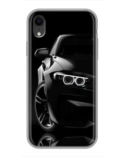 Чехол для iPhone Xr с картинкой «Черная BMW — профиль» Чехол для iPhone Xr с картинкой «Черная BMW — профиль»